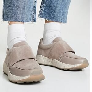 Vince Suede Velcro Strap Tennis Shoes Sneakers 8.5